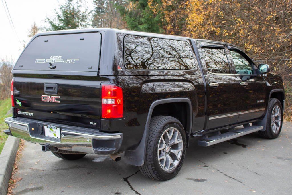 Pre-Owned 2015 GMC Sierra 1500 SLT, Canopy, Sunroof, Leather Interior ...